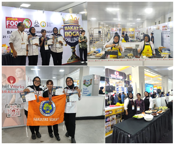 Mahasiswa Program Studi Sarjana Terapan Tata Boga Raih Medali Perunggu di Bakat Boga Challenge 2025 Kategori Kersanan Dalem