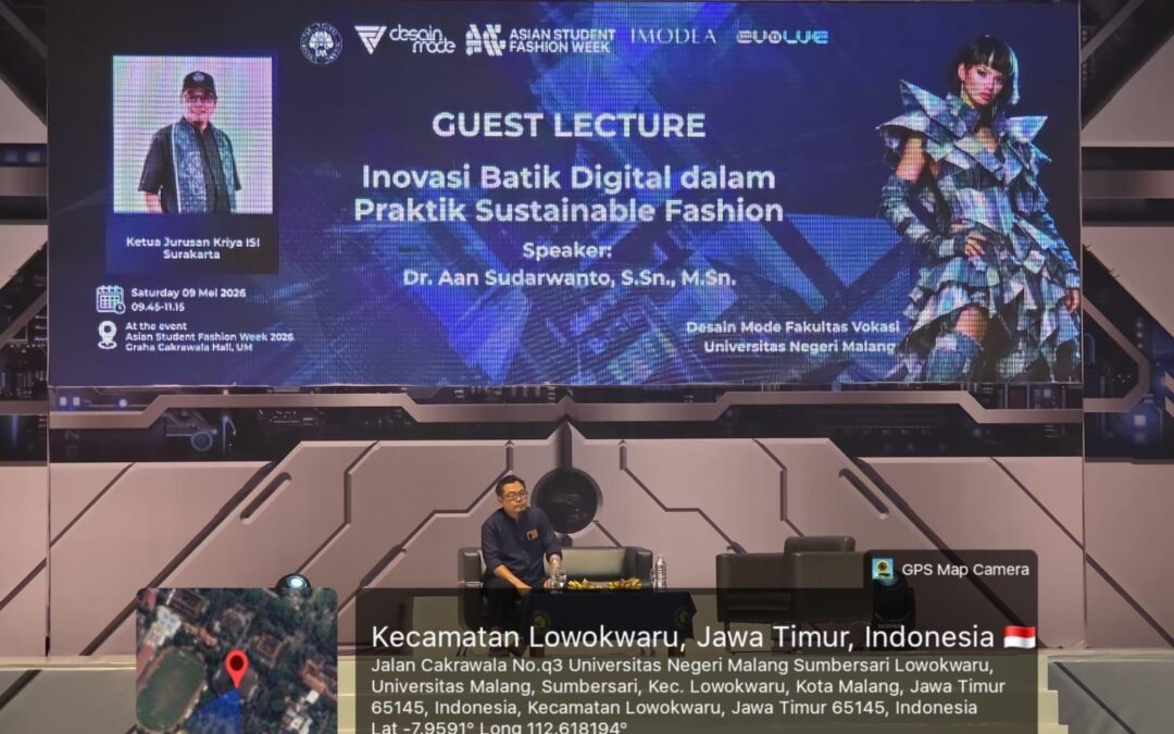Fakultas Vokasi UM Melalui Desain Mode Hadirkan Perspektif Baru dalam Pengembangan Batik Digital 