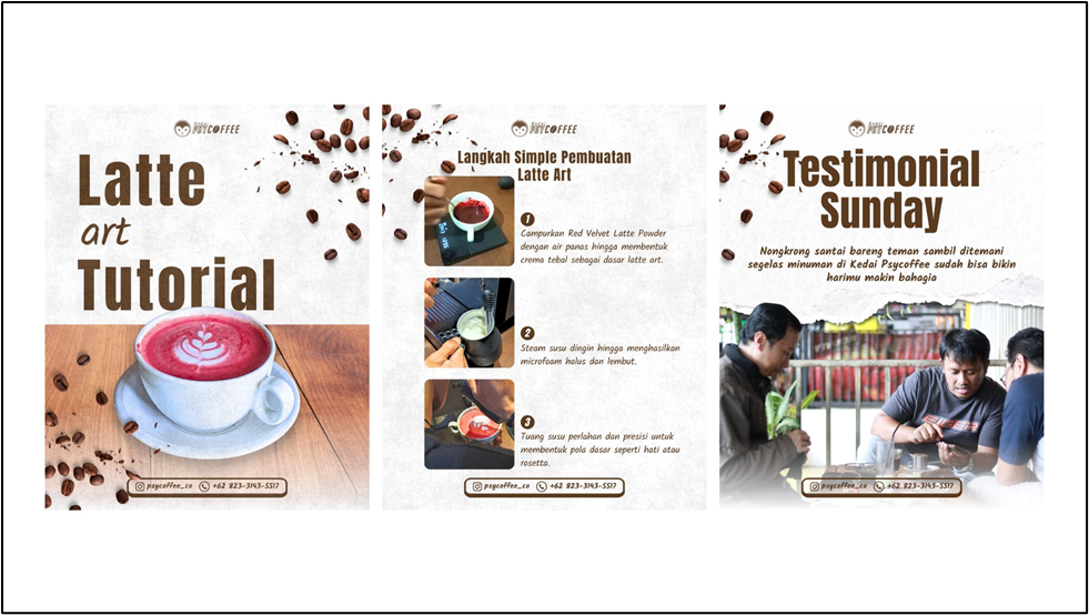 Program Studi D4 Manajemen Pemasaran Fakultas Vokasi UM Kembangkan Content Marketing Berbasis Canva untuk Memperkuat Literasi Digital dan Daya Saing UMKM Kopi Lokal