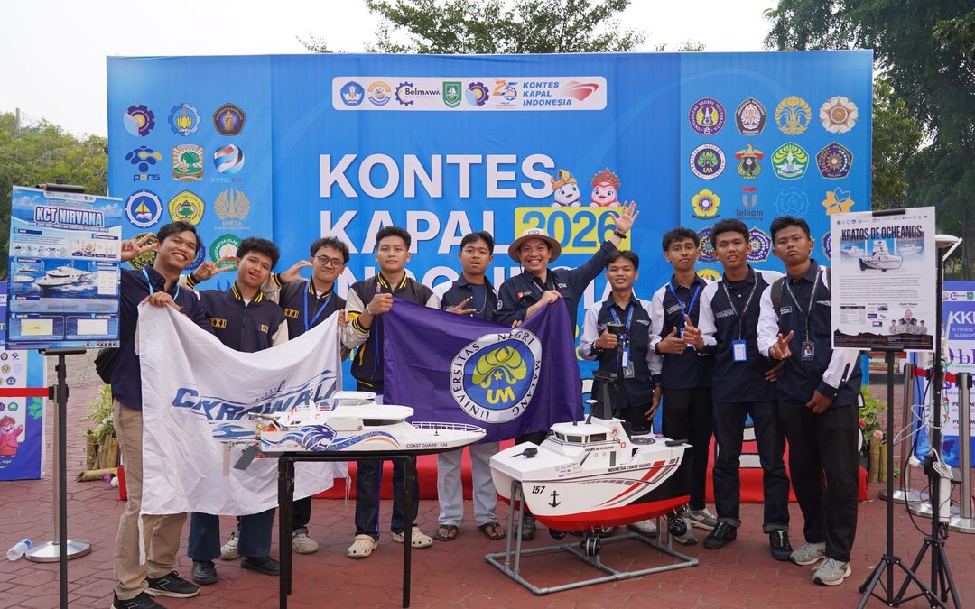 Dua Tim Robotik Vokasi UM Unjuk Gigi di Kontes Kapal Indonesia 2026